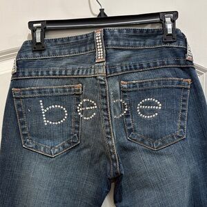 BEBE RHINESTONE JEANS